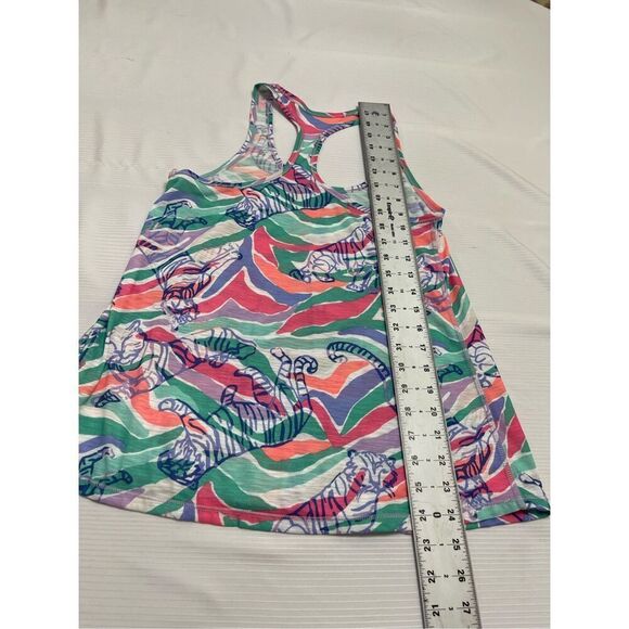 Lilly Pulitzer Zebra Tiger Luxletic Tank Top Racerback Size XS - Picture 5 of 5